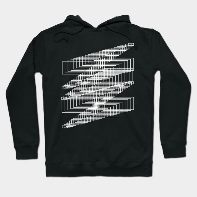 square lines design Hoodie by lkn